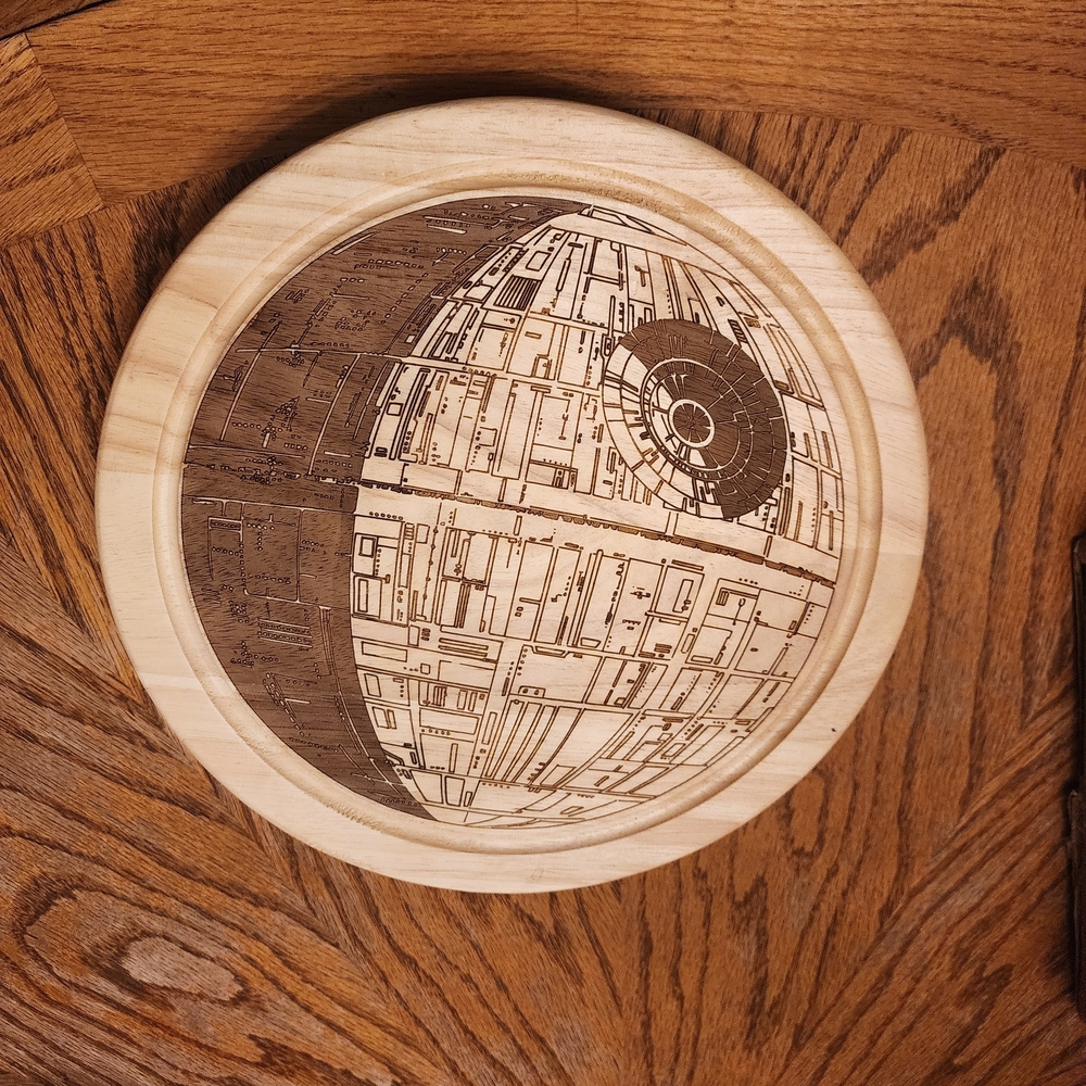 Star Wars Death Star Cheeseboard And Knives Set